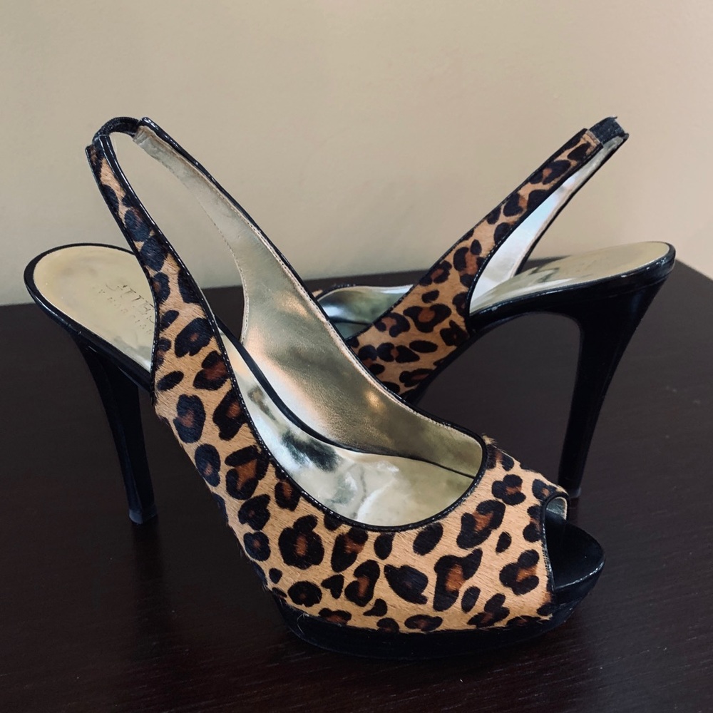 Guess by Marciano Cheetah Heels